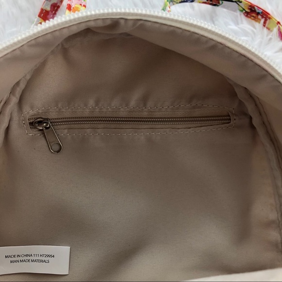 FLASH SALE  🖤🖤 FLORAL PRINT TRENDY BACKPACK - Picture 5 of 10